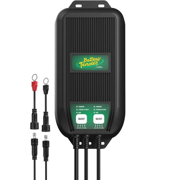 Battery Tender 20A 12V Wave Charge Pro 2 Bank Battery Charger Marine - 022-1007-DL-WH - front view