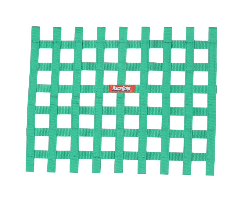 RaceQuip Green Ribbon Window Net - 721075RQP
