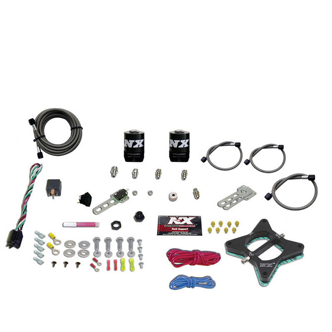 Nitrous Express 96-04 Ford Mustang 4.6L 2 Valve Nitrous Plate Kit (50-150HP) w/o Bottle - 20946-00