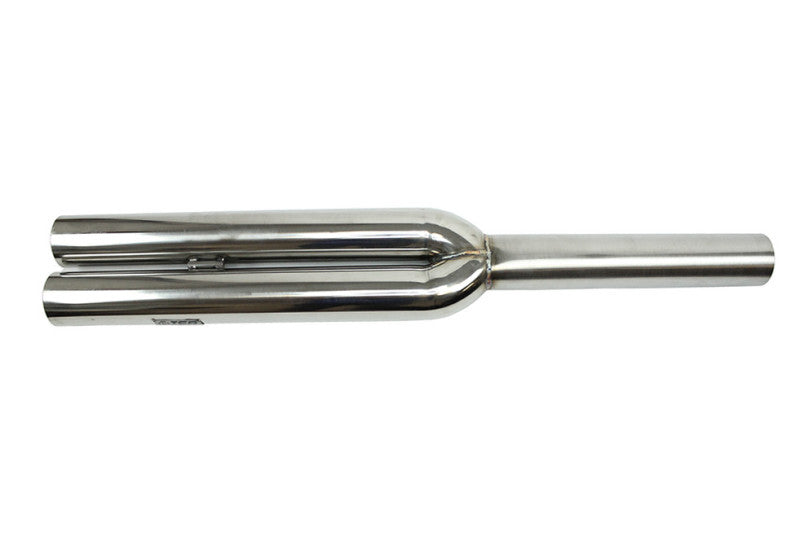 ISR Performance Universal 3in Dual Tips 40in Length. 16in to Dual 24in - IS-DLTP3 by ISR Performance - front view