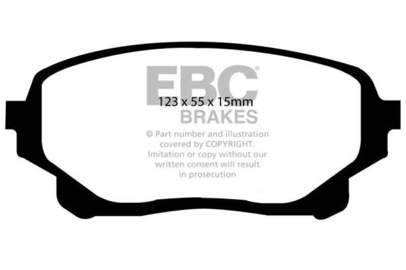EBC 05-06 Suzuki XL-7 2.7 Greenstuff Front Brake Pads - DP61756