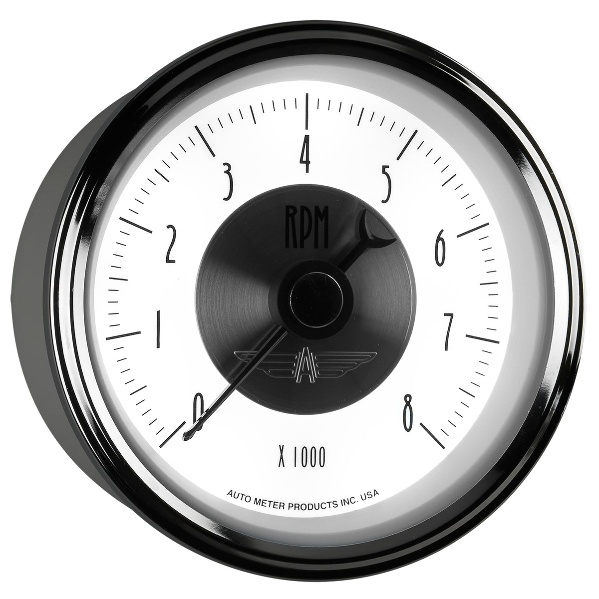 Autometer Prestige Pearl Series - Tachometer 3 3/8in 8K RPM In-Dash - 2098