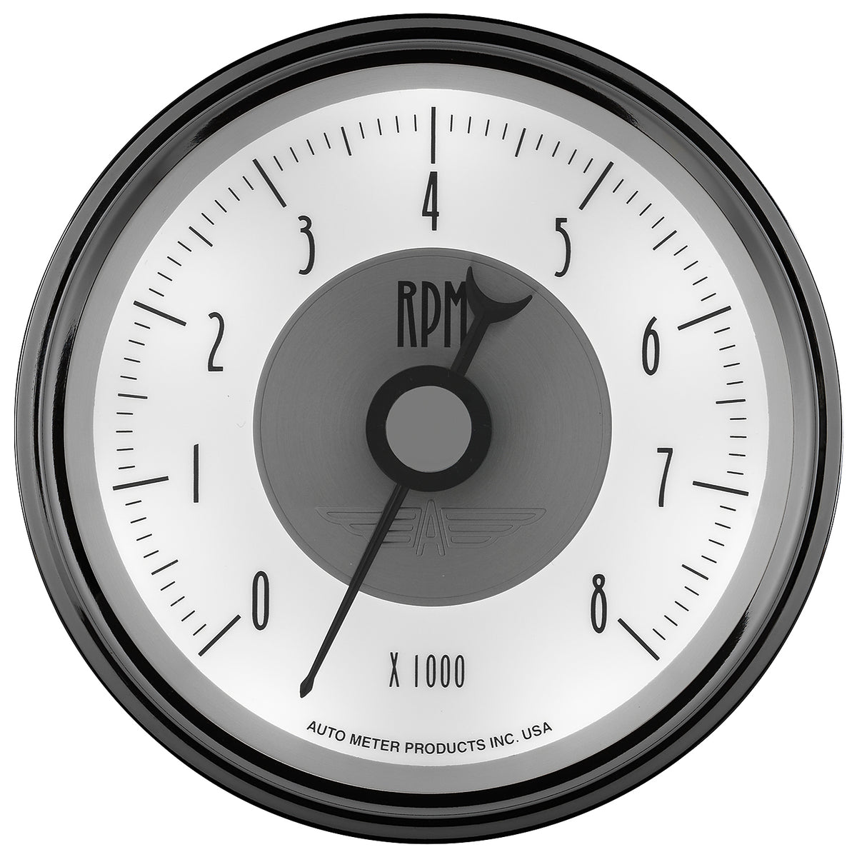 Autometer Prestige Pearl Series - Tachometer 3 3/8in 8K RPM In-Dash - 2098