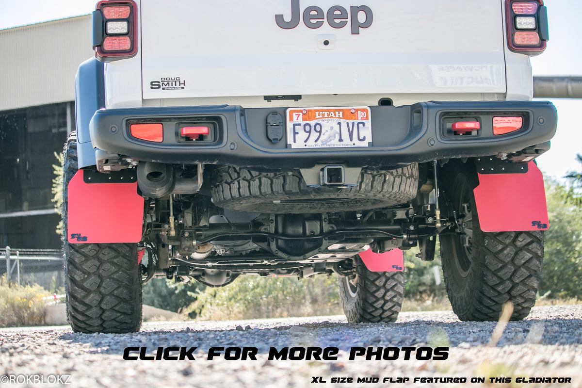 RokBlokz - Jeep Gladiator (JT) 2020+ Mud Flaps - REAR ONLY