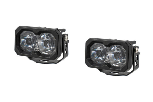 Diode Dynamics C2 2.0 Pro White Spot Standard ABL (pair) - DD8110P by Diode Dynamics - front view