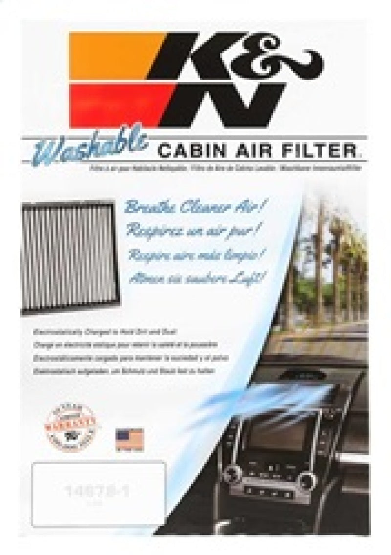 K&N 08-12 Jeep Liberty V6-3.7L Cabin Air Filter (2 Per Box) - VF1016 for 2008-2012 Jeep Liberty - alternate view