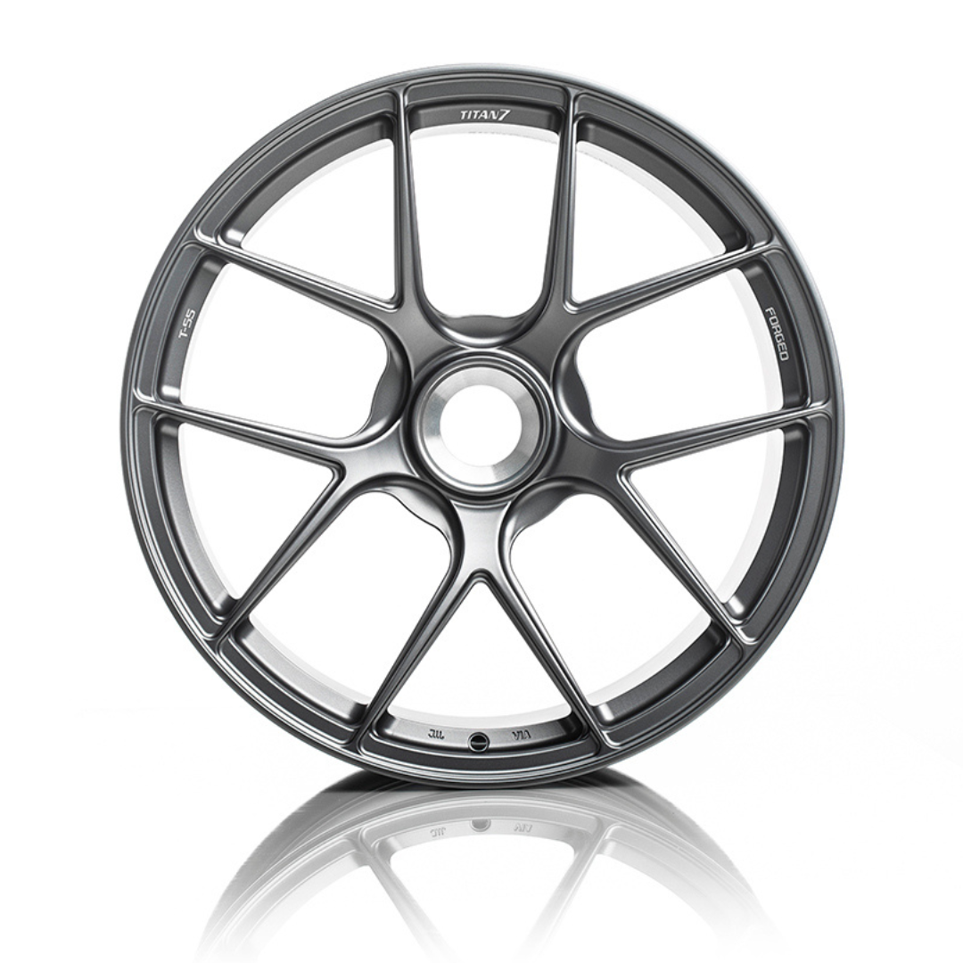 Titan 7 T-S5 Forged Split 5-Spoke Wheel - Porsche Centerlock - Porsche 911 GT3 991 Centerlock '14-'19