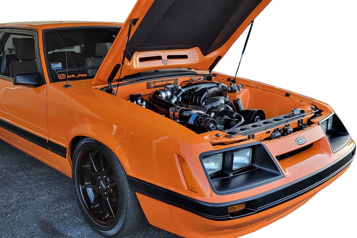Redline Tuning 1979-1998 Ford Mustang Hood QuickLIFT PLUS
