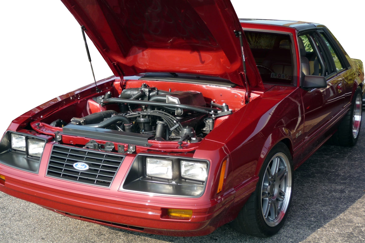Redline Tuning 1979-1998 Ford Mustang Hood QuickLIFT PLUS