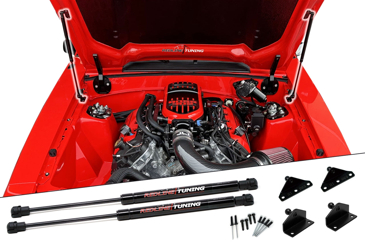 Redline Tuning 1979-1998 Ford Mustang Hood QuickLIFT PLUS