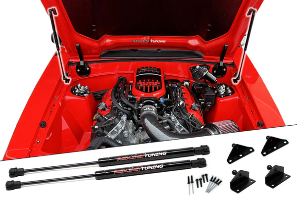 Redline Tuning 1979-1998 Ford Mustang Hood QuickLIFT PLUS