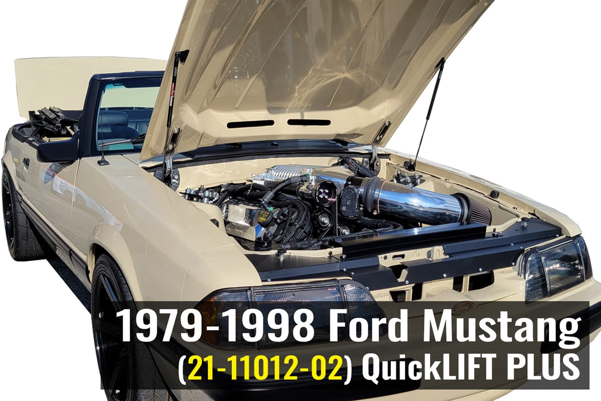 Redline Tuning 1979-1998 Ford Mustang Hood QuickLIFT PLUS