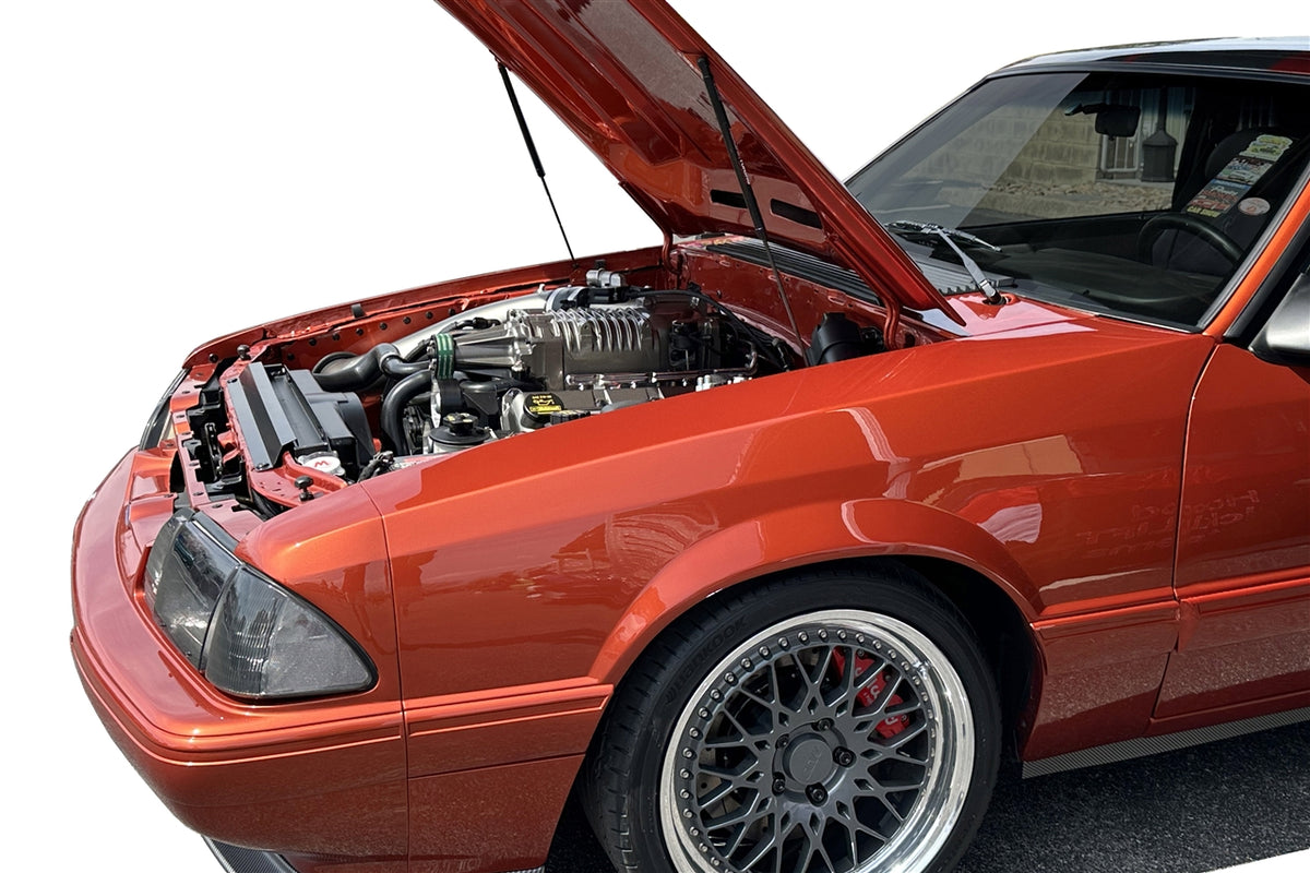 Redline Tuning 1979-1998 Ford Mustang Hood QuickLIFT PLUS