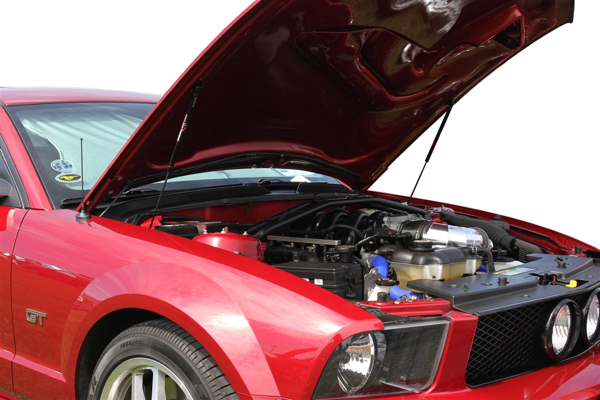 Redline Tuning 2005-2014 Ford Mustang Hood QuickLIFT PLUS (Aftermarket Hoods Only)