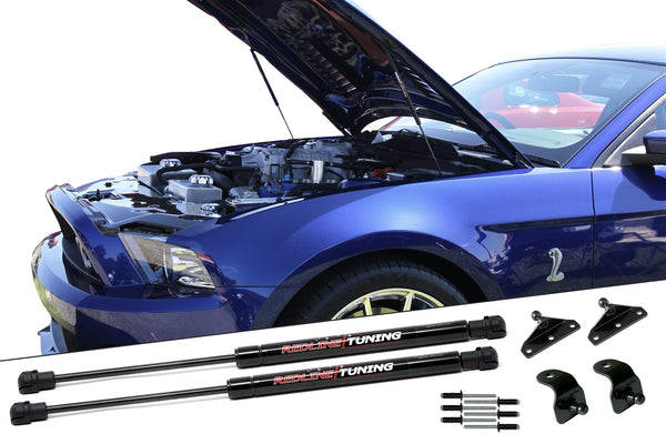 Redline Tuning 2007-2014 Ford Mustang Hood QuickLIFT PLUS (Shelby Super Snake Hood Only)