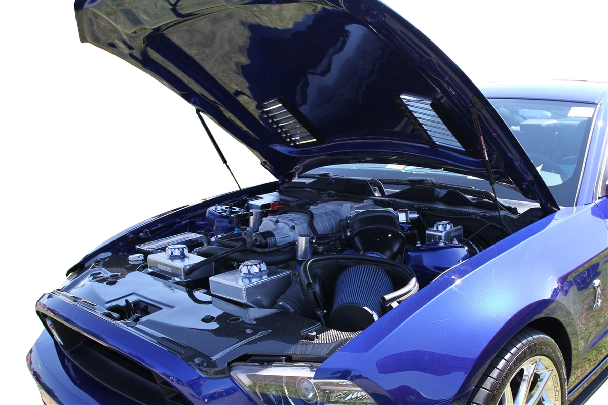 Redline Tuning 2007-2014 Ford Mustang Hood QuickLIFT PLUS (Shelby Super Snake Hood Only)