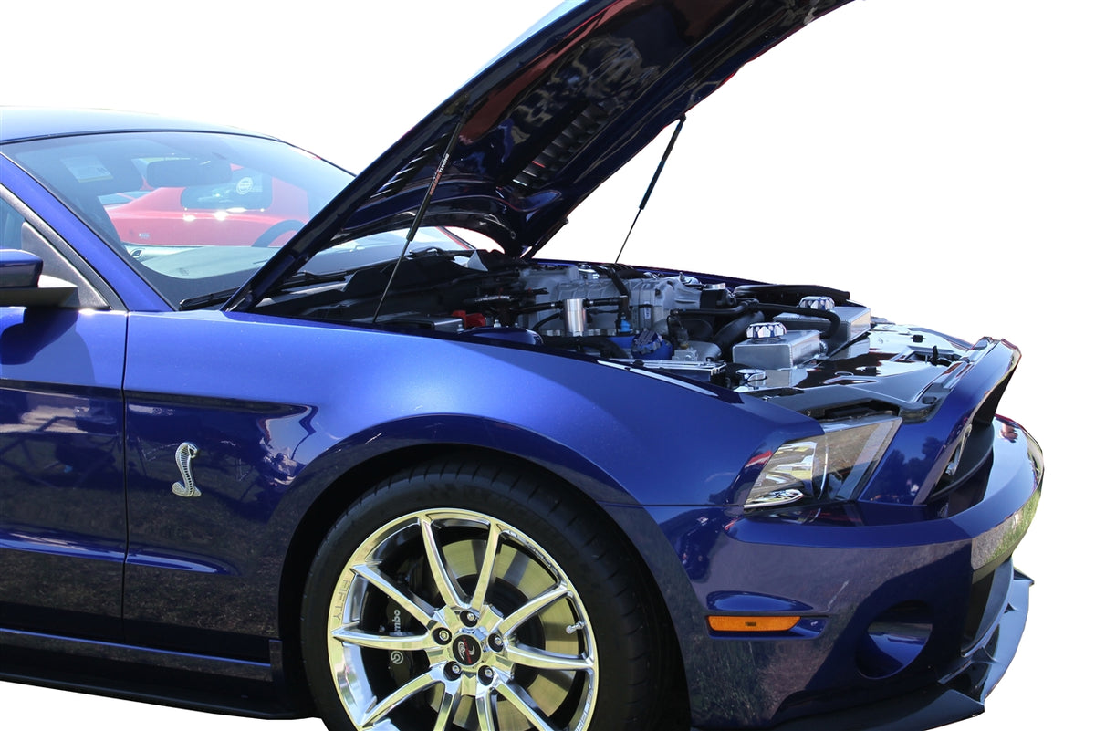 Redline Tuning 2007-2014 Ford Mustang Hood QuickLIFT PLUS (Shelby Super Snake Hood Only)
