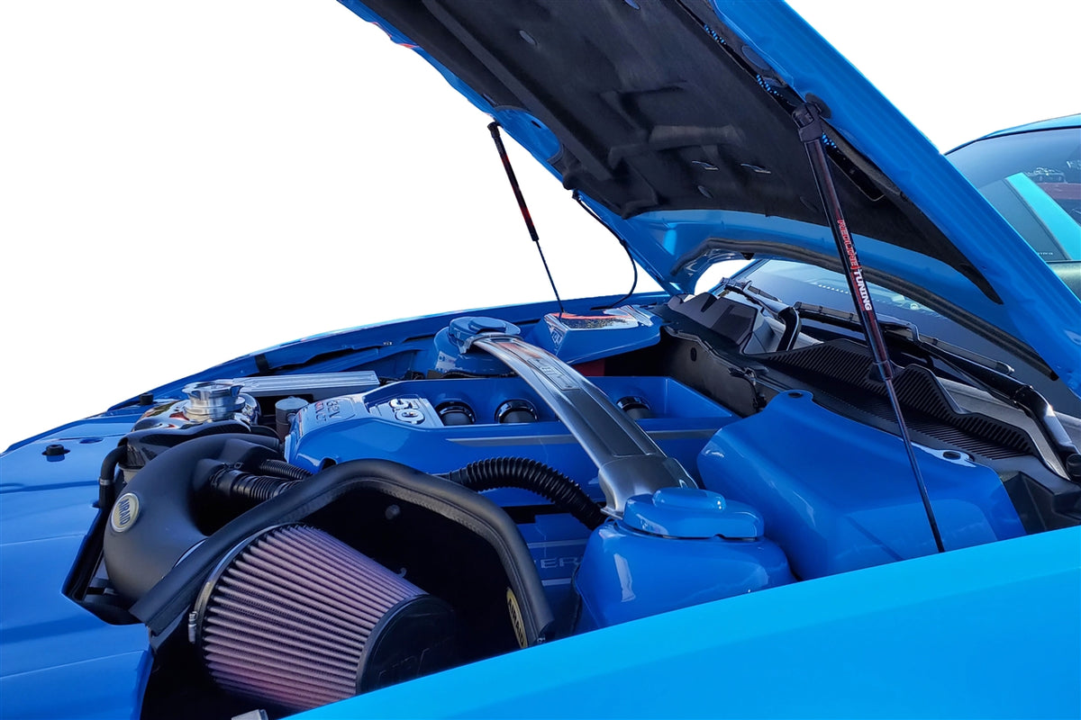 Redline Tuning 2005-2014 Ford Mustang Hood QuickLIFT PLUS (All Stock Hoods)