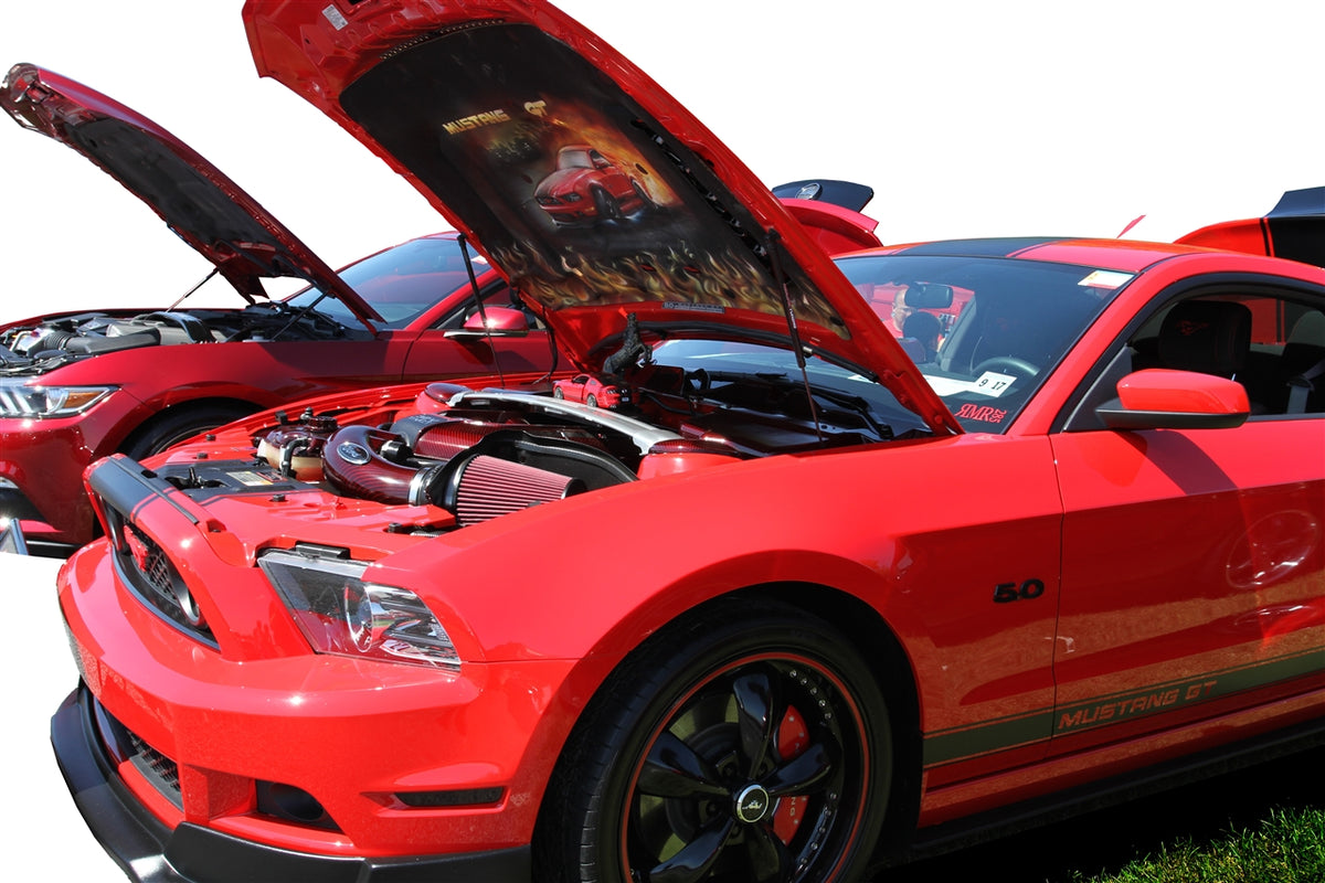 Redline Tuning 2005-2014 Ford Mustang Hood QuickLIFT PLUS (All Stock Hoods)