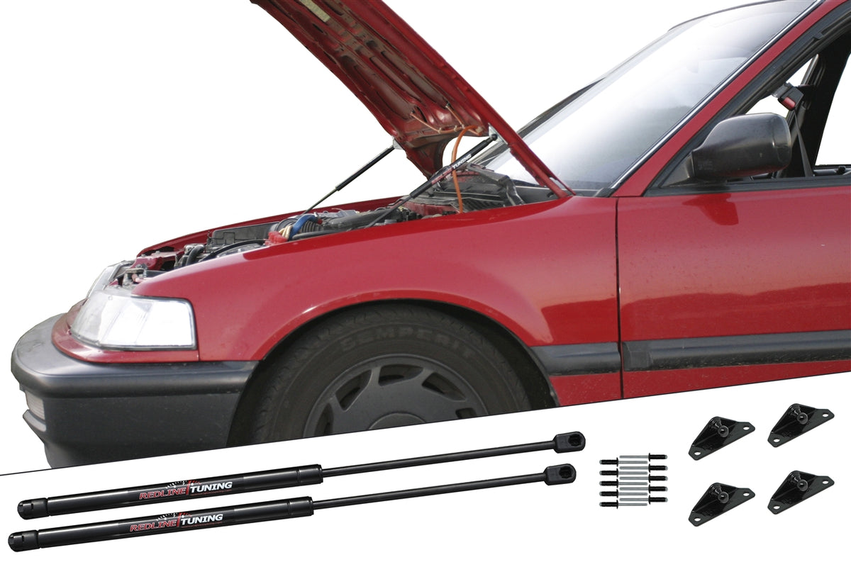 Redline Tuning 1988-1991 Honda Civic Hood QuickLIFT PLUS