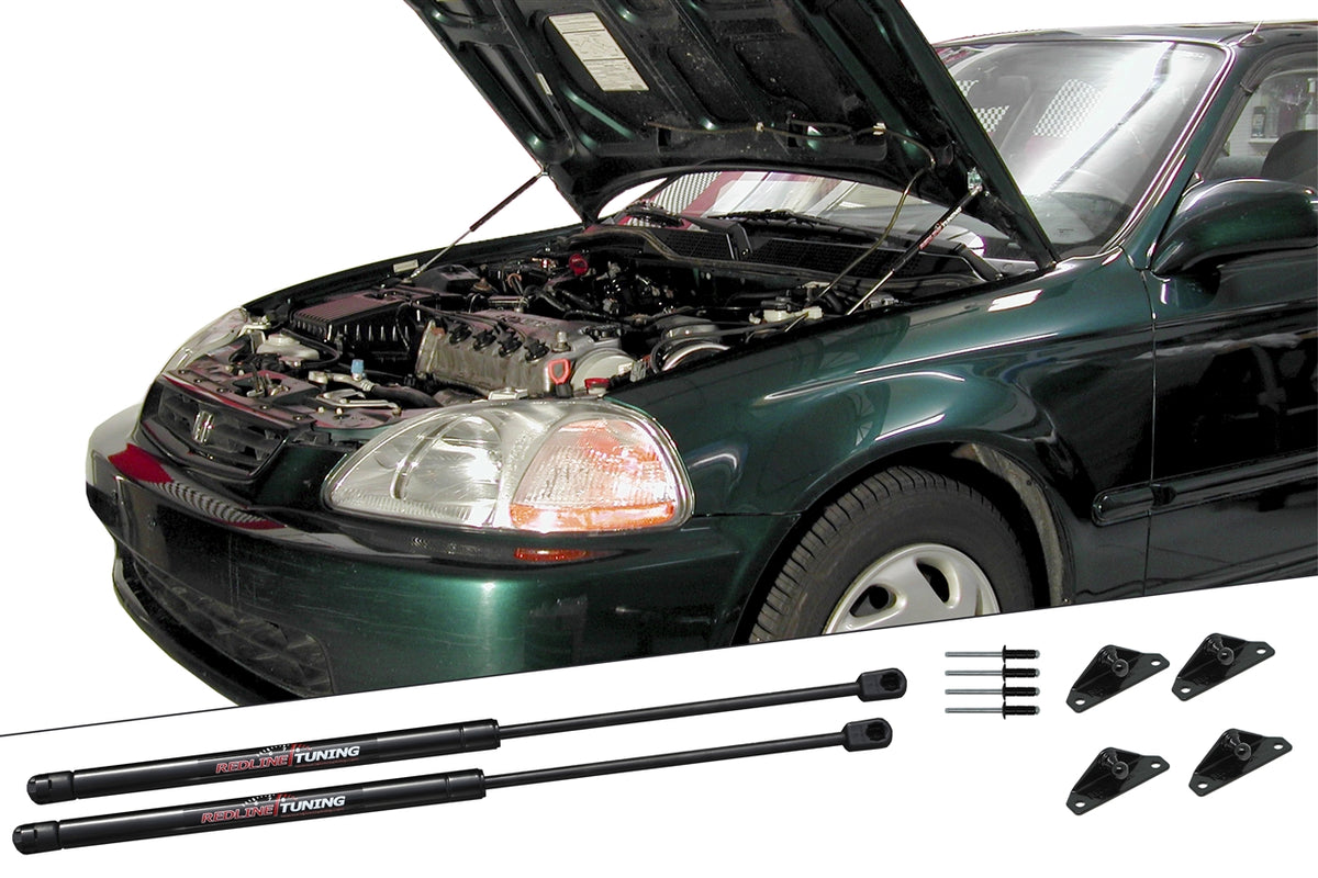Redline Tuning 1992-2000 Honda Civic Hood QuickLIFT PLUS