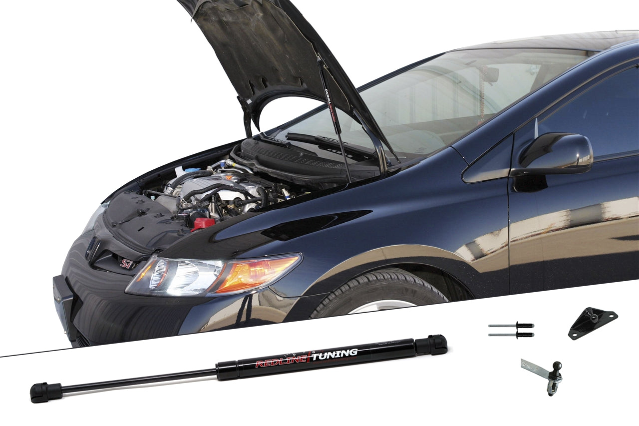 Redline Tuning 2006-2011 Honda Civic Hood QuickLIFT PLUS (Mono-Strut System)