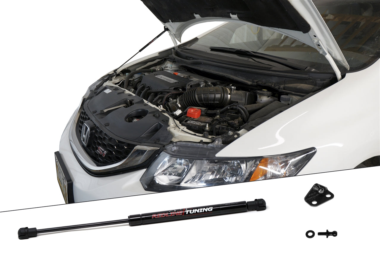 Redline Tuning 2012-2015 Honda Civic Hood QuickLIFT PLUS (Mono-Strut System)