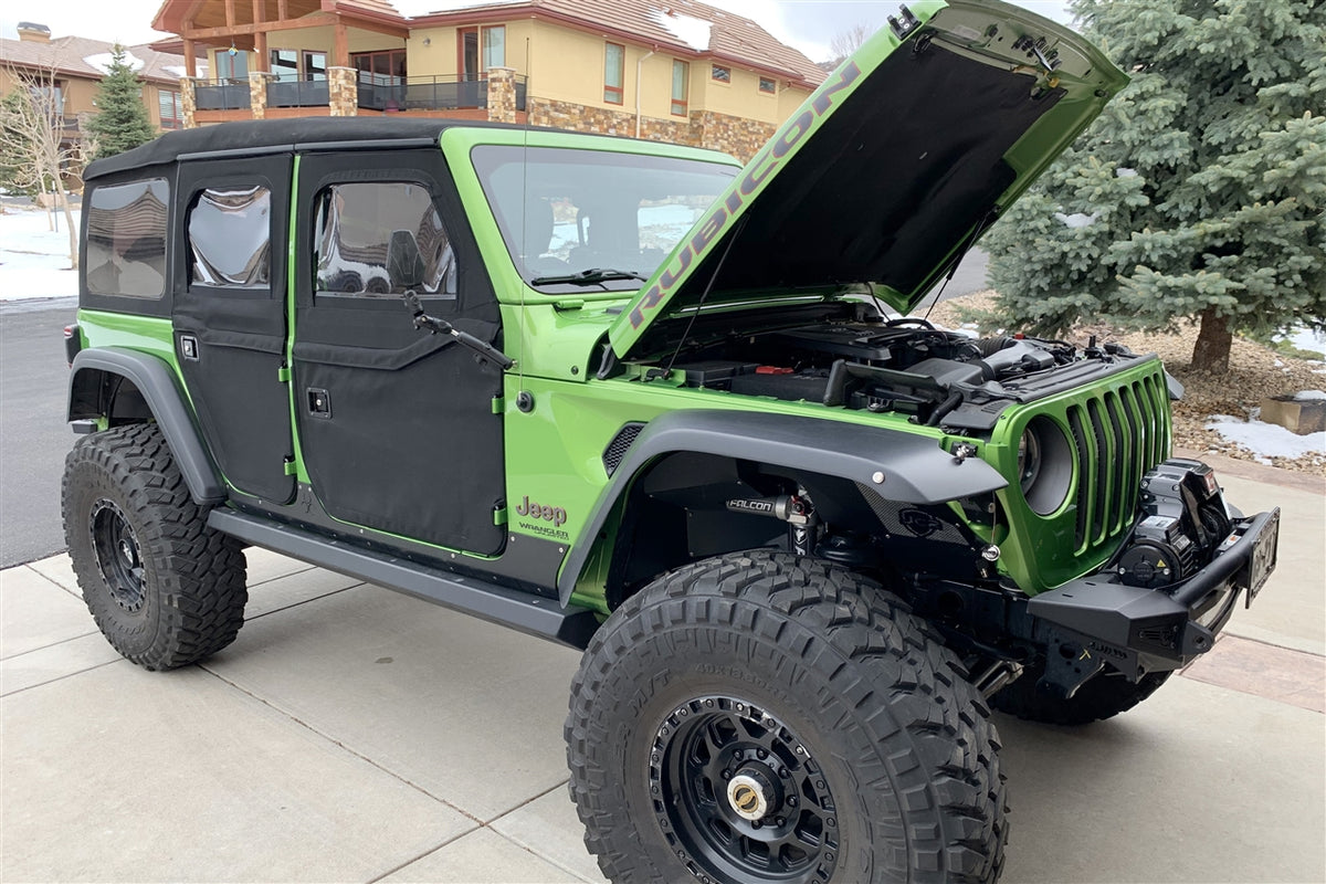 Redline Tuning 2018+ Jeep Wrangler JL & 2020+ Gladiator Hood QuickLIFT PLUS (North American, excl. Mojave & 392)