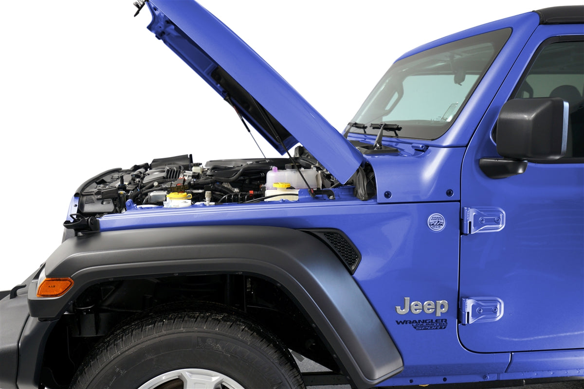 Redline Tuning 2018+ Jeep Wrangler & 2020+ Gladiator Hood QuickLIFT PLUS (Mojave Edition & Outside North America)