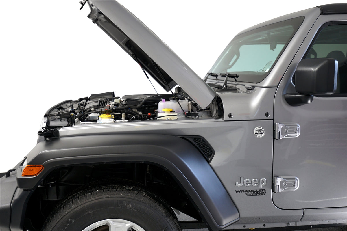 Redline Tuning 2018+ Jeep Wrangler & 2020+ Gladiator Hood QuickLIFT PLUS (Mojave Edition & Outside North America)