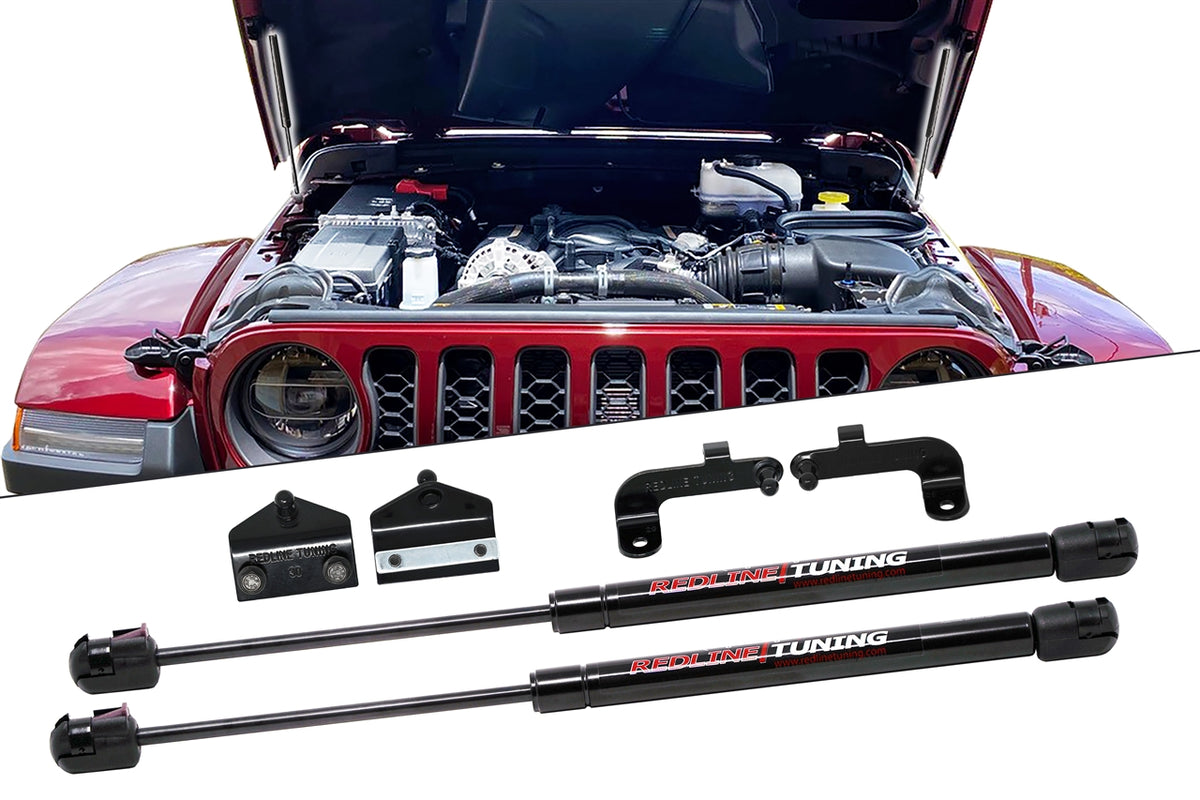 Redline Tuning 2021+ Jeep Wrangler Rubicon 392 Hood QuickLIFT PLUS