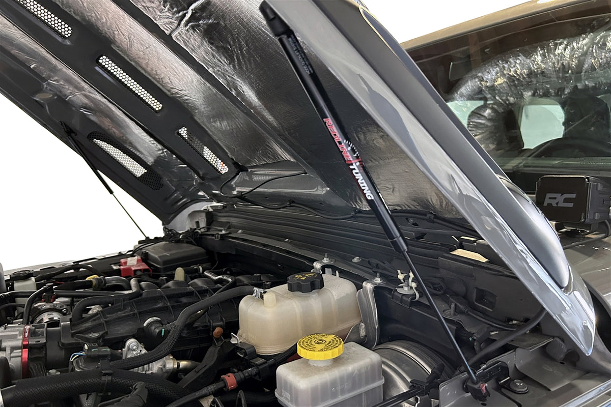 Redline Tuning 2018+ Jeep Wrangler JL & 2020+ Gladiator Hood QuickLIFT PLUS (Aftermarket Hoods)