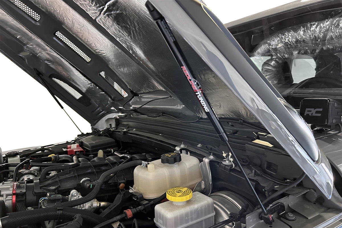 Redline Tuning 2018+ Jeep Wrangler JL & 2020+ Gladiator Hood QuickLIFT PLUS (Aftermarket Hoods)