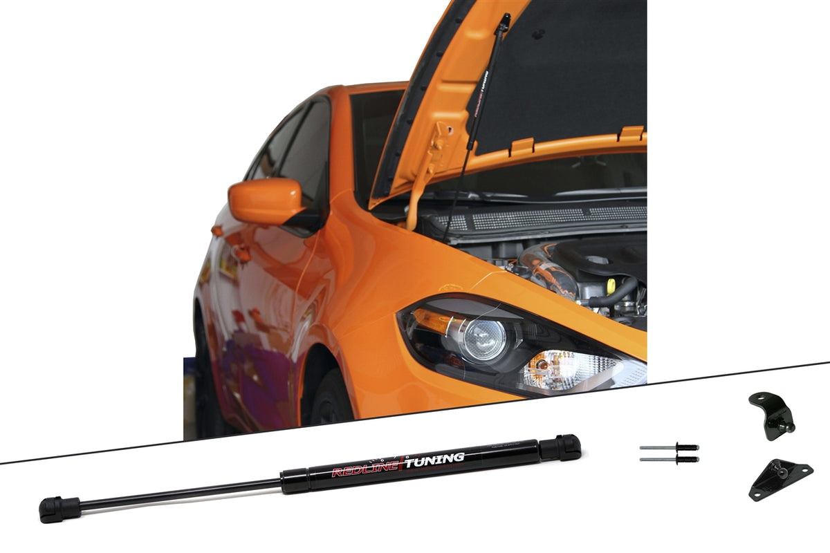Redline Tuning 2012-2016 Dodge Dart Hood QuickLIFT PLUS (Mono-Strut System)