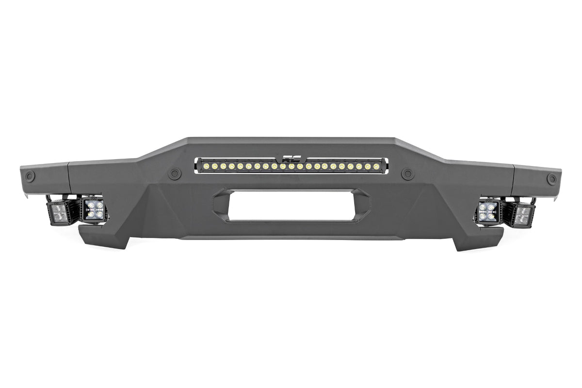 Front Bumper | Modular | Stubby Wings | Amber DRL | Ford Bronco 4WD (21-24)