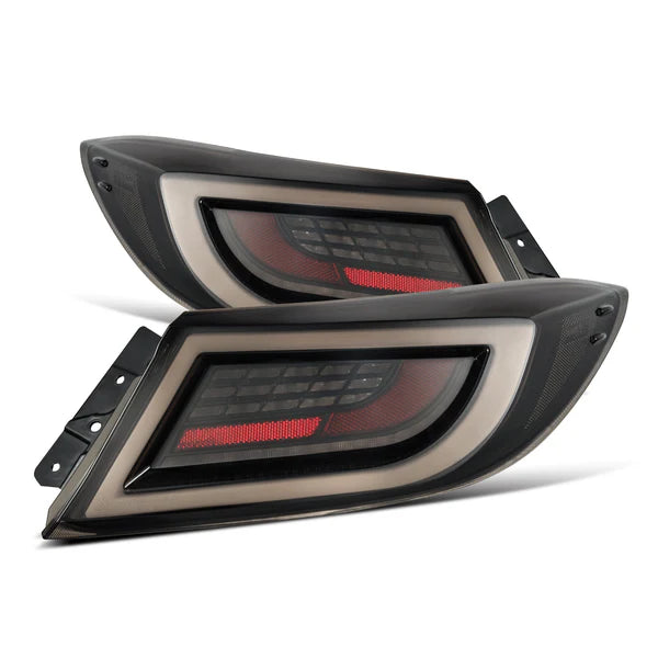 AlphaRex 22-24 Toyota GR86/Subaru BRZ LUXX LED Taillights Black Smoke