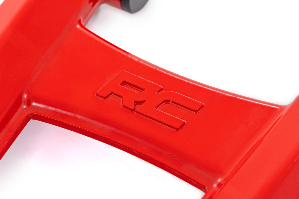 Rough Country - Red Aluminum Control Arms - 2" Forward Offset - Polaris Ranger XP 1000 - 93174RED for 2021-2024 Polaris Range