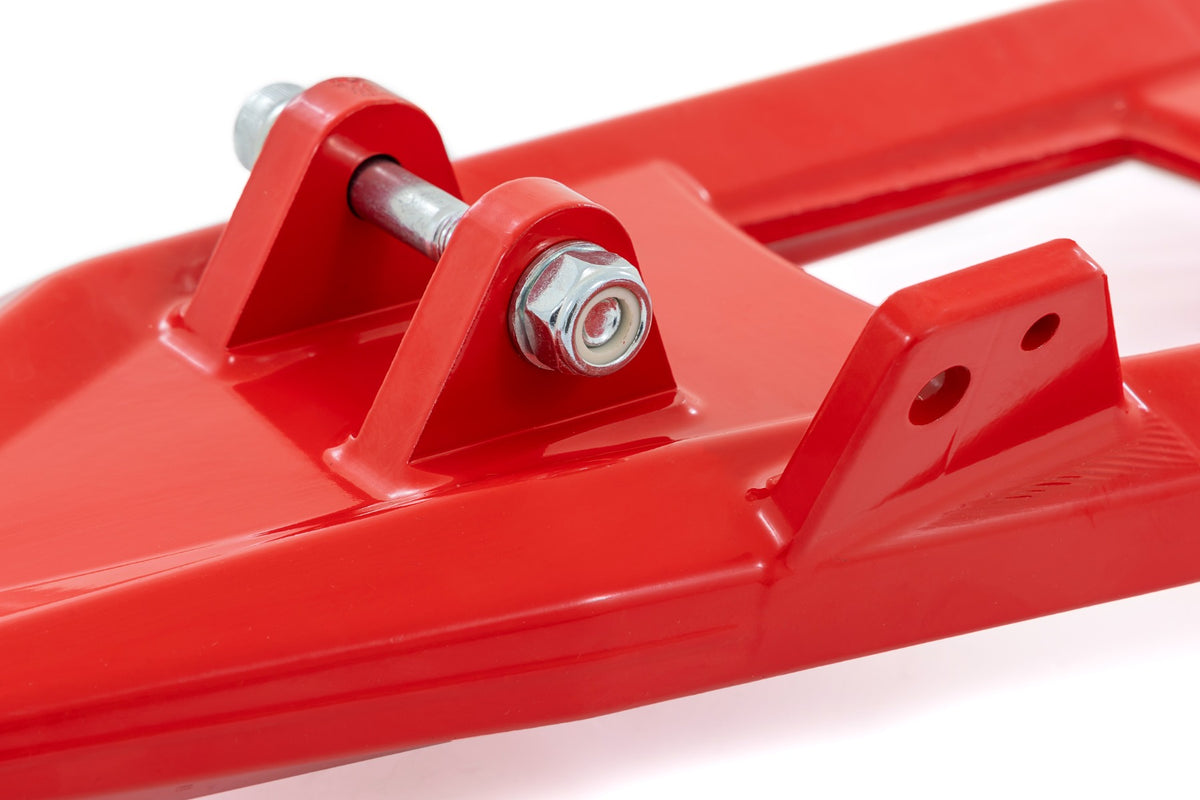Rough Country - Red Aluminum Control Arms - 2" Forward Offset - Polaris Ranger XP 1000 - 93174RED for 2021-2024 Polaris Range