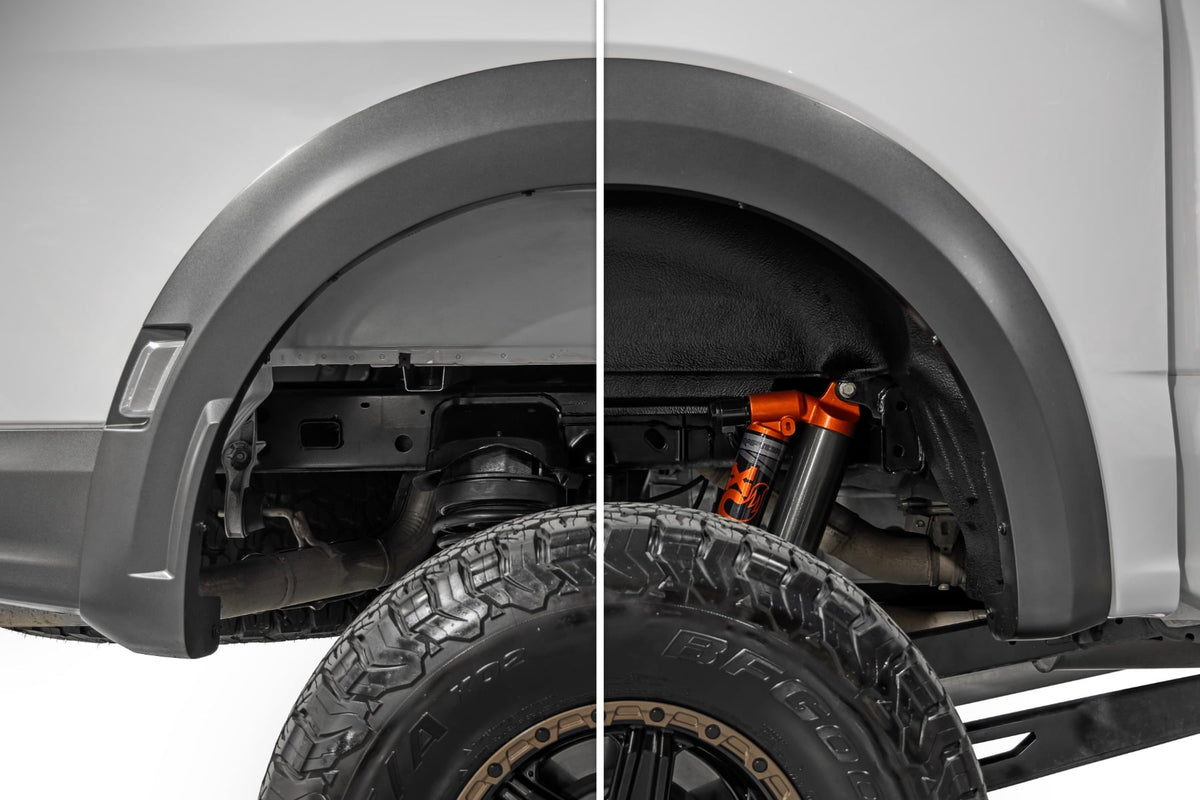 Rough Country - Rear Wheel Well Liners - Ford F-150 Raptor 4WD (2021-2026) - 4523A