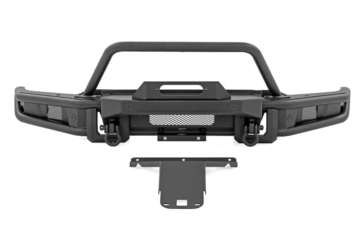 Rough Country - Front Bumper - Tubular -Winch Mount - Ford F-150 2WD/4WD (2021-2023) - 51216W by Rough Country - alternate vi