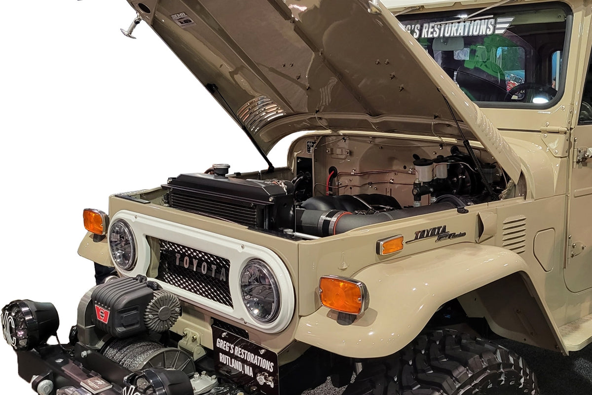 Redline Tuning 1963-1982 Toyota Land Cruiser FJ40 Hood QuickLIFT PLUS