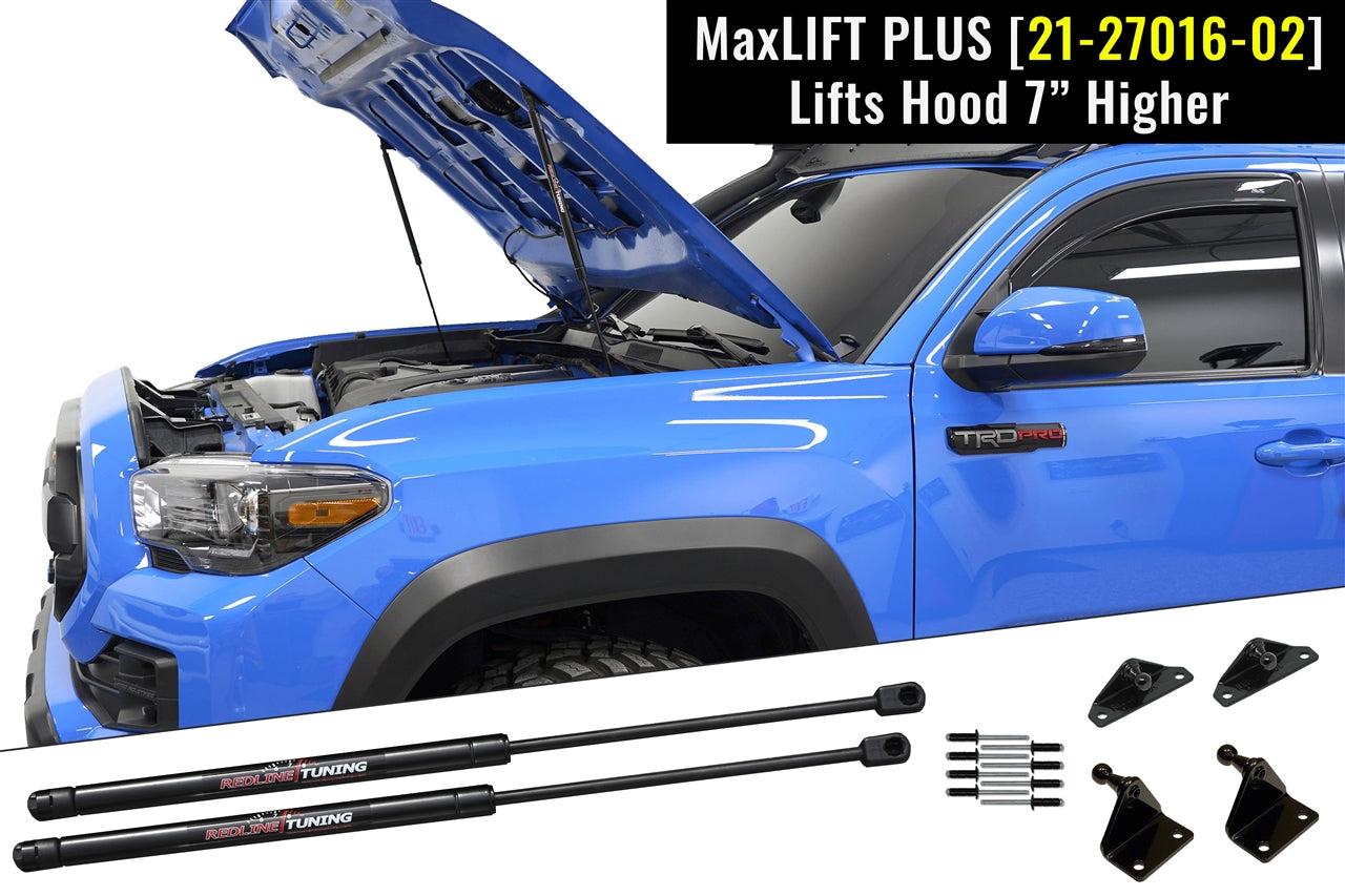 Redline Tuning 2016+ Toyota Tacoma Hood QuickLIFT PLUS (Max Lift Edition)
