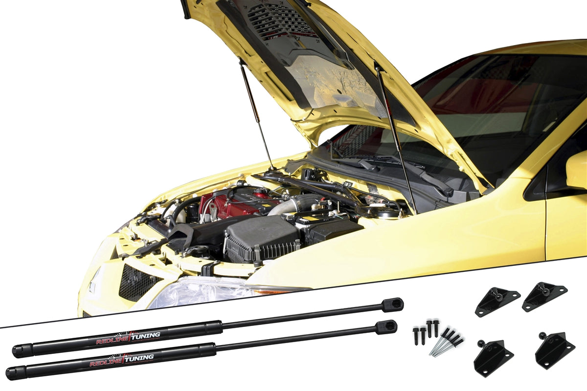 Redline Tuning 2003-2007 Mitsubishi Lancer EVO Hood QuickLIFT PLUS