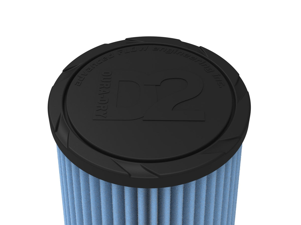 aFe POWER Universal Clamp-On Air Filter w/ D2 Dura-Dry Media - 3in F x 6in B x 4-3/4in T x 7in H - 21-30018V - view 4