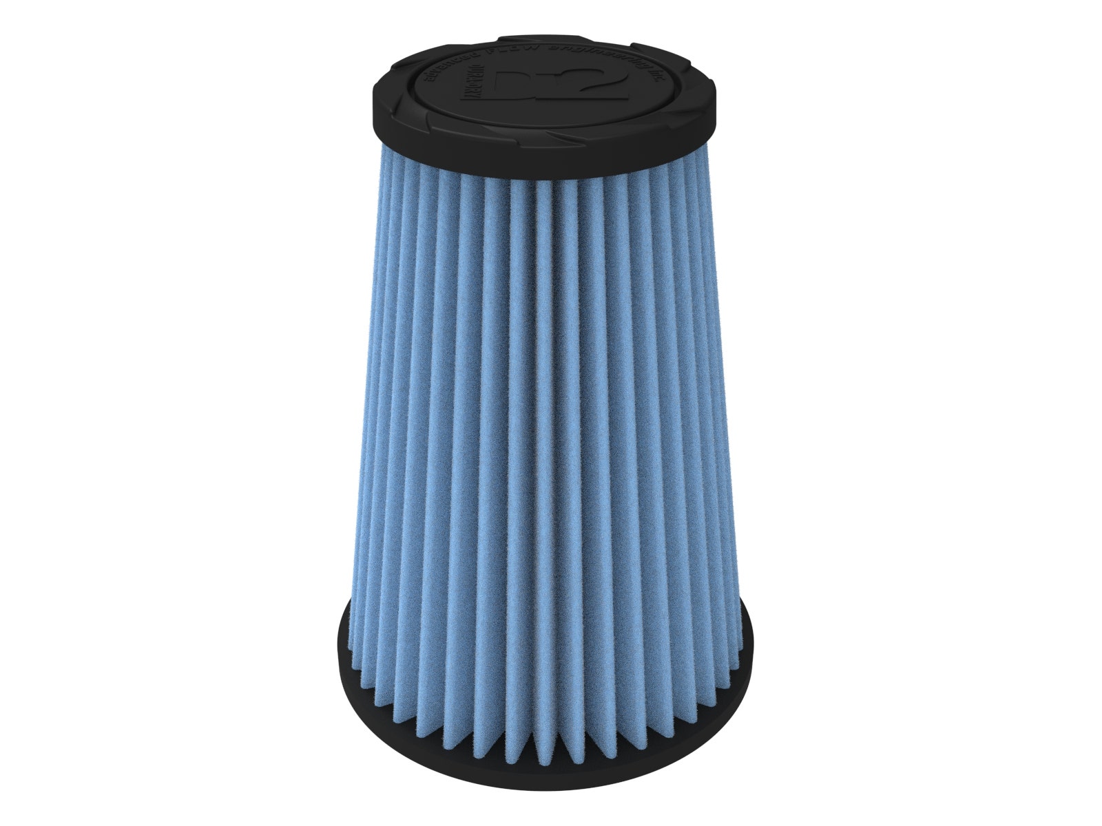 aFe POWER Universal Clamp-On Air Filter w/ D2 Dura-Dry Media - 3in F x 5in B x 3-1/2in T x 7in H - 21-30507V
