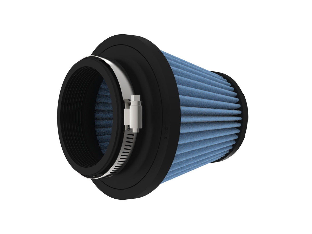 aFe POWER Universal Clamp-On Air Filter w/ D2 Dura-Dry Media - 3-1/2in F x 6in B x 4in T x 5in H - 21-35005V - view 2