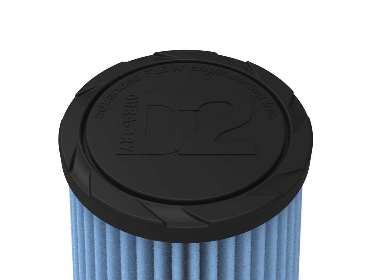 aFe POWER Universal Clamp-On Air Filter w/ D2 Dura-Dry Media - 3-1/2in F x 6in B x 4in T x 8in H - 21-35008V - view 4