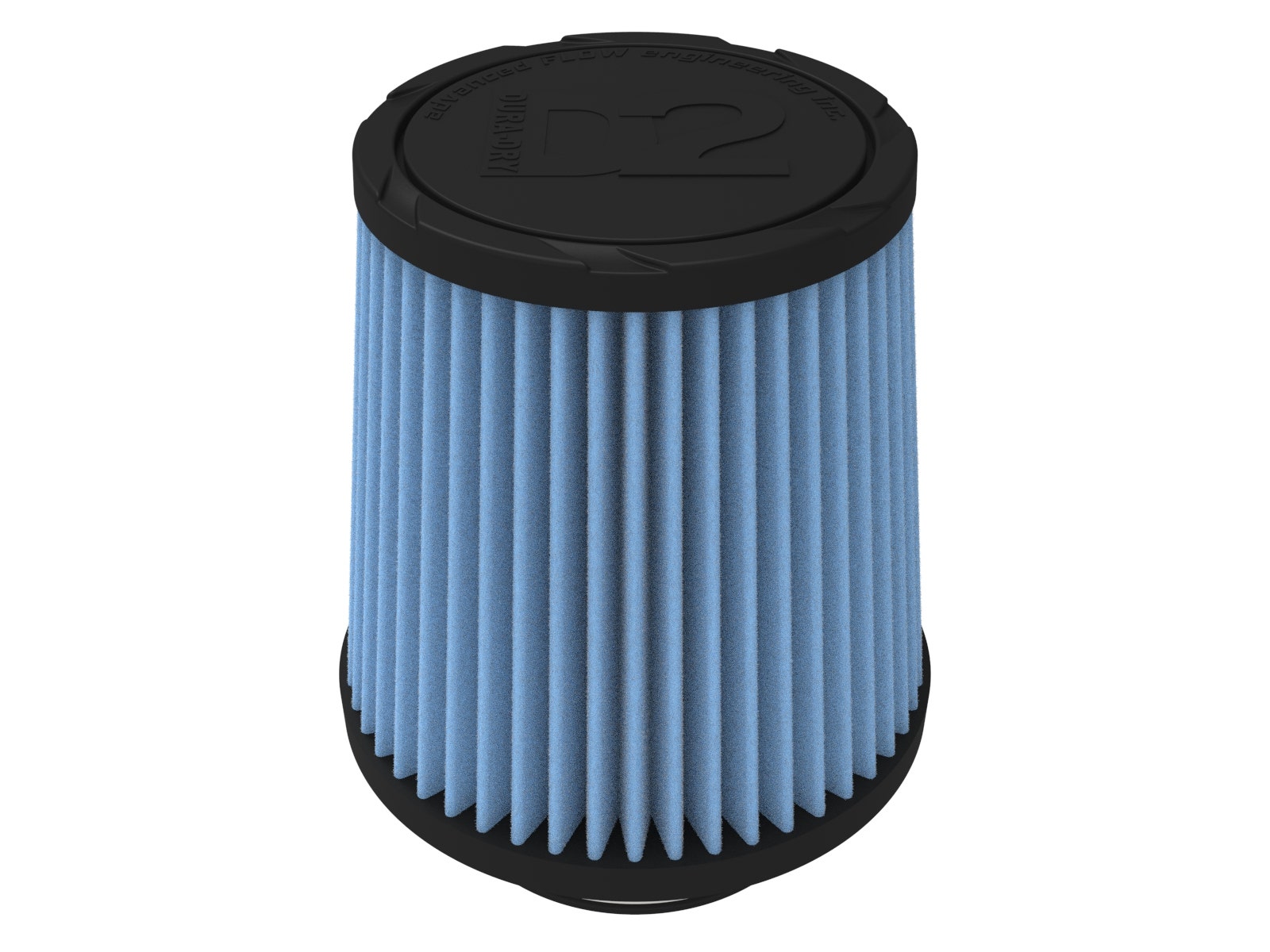 aFe POWER Universal Clamp-On Air Filter w/ D2 Dura-Dry Media - 3-1/2in F x 6in B x 4-3/4in T x 6in H - 21-35010V