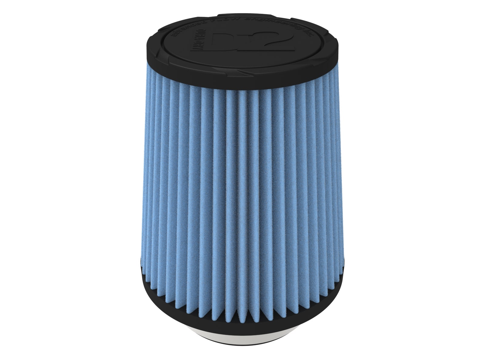 aFe POWER Universal Clamp-On Air Filter w/ D2 Dura-Dry Media - 3-1/2in F x 6in B x 4-3/4in T x 7in H - 21-35011V