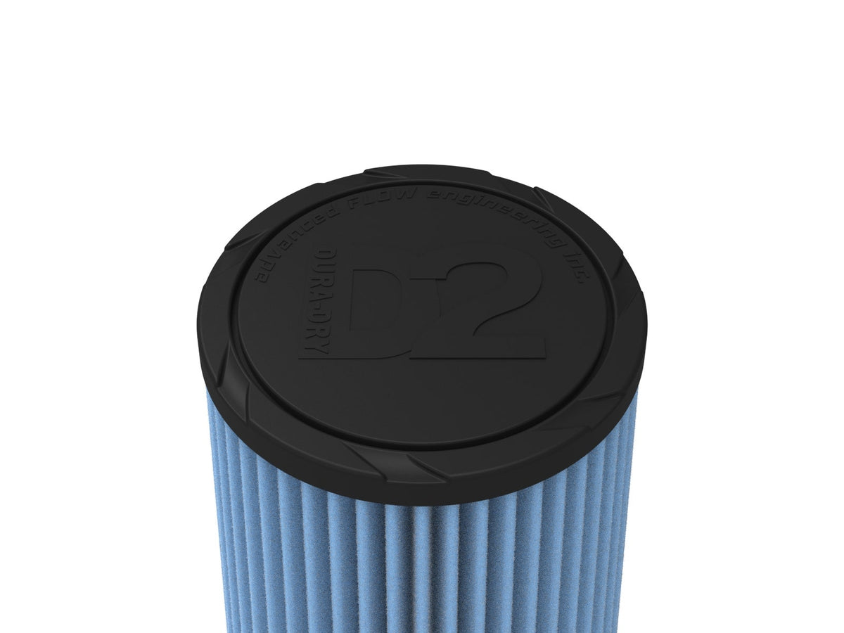 aFe POWER Universal Clamp-On Air Filter w/ D2 Dura-Dry Media - 3-1/2in F x 6in B x 4-3/4in T x 9in H - 21-35035V - view 4